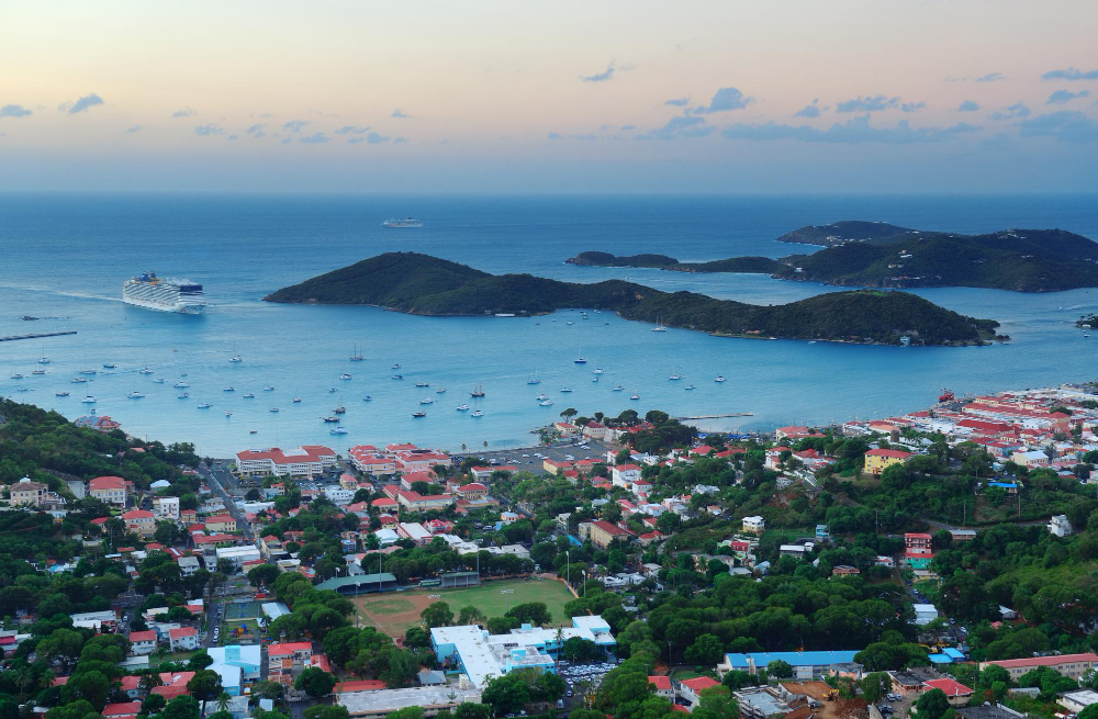 Caribbean coastline in Haiti